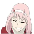 Zero Two Smile ZeroTwoSmile Discord Emoji