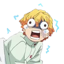 Zenitsu Scared ZenitsuScared Discord Emoji
