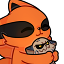 kurama_hug Discord emoji