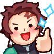 tanjiro_thumbsup Discord emoji