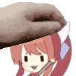 HeadpatMonika Discord Emoji