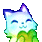 Rainbow Fox Discord Emoji