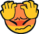 (emoji) :overwhelmed: