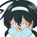 1KyoukaFlustered Discord emoji