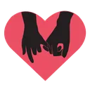 pinkyholdheart