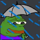 PepeSadRain Discord Emoji