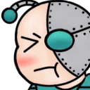 NPCCyborgPout Discord Emoji