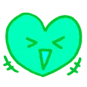 Heart Cyan Discord Emoji