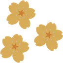 Petals Orange Discord Emoji