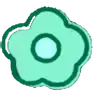 Flower Cyan Discord Emoji