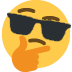 thinkingwithsunglasses Discord Emoji from Playhouse SMP