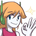 curly_ok Discord Emoji