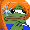 PepehimeSmoke Discord Emoji