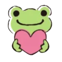 FrogHeart Discord Emoji