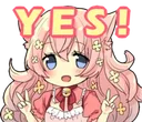 Neko Yes Discord Emoji