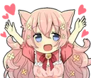 Neko Heart NekoHeart Discord Emoji