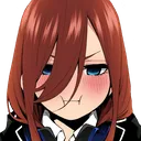 Nakano_Miku_Pout Discord Emoji