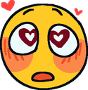 Y_Blush_Heart_Eyes Discord emoji
