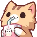 Cat Drink catdrink Discord Emoji