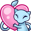 MewHeart Discord emoji