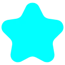 Cyan cyan Discord Emoji