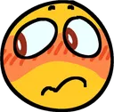 flustered