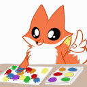 FD_fox_paint Discord Emoji