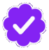 Purple Verified Discord Emoji
