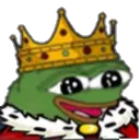 King Pepe Discord Emoji