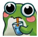P_froggieSip3 Discord emoji