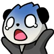 Panda Scared Discord Emoji