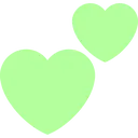 PastelGreenHearts