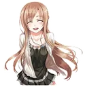 Asuna Happy AsunaHappy Discord Emoji
