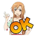 Asuna Ok Discord Emoji