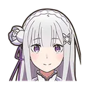 EmiliaStare Discord Emoji