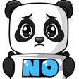Panda No Discord Emoji