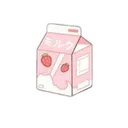 pinkstrawberrymilkcarton