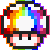 mariomushroom_rainbow Discord Emoji
