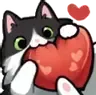 CatHeartNom Discord Emoji