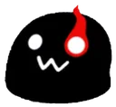 Black Blob blackblob Discord Emoji