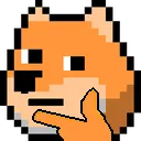 Doge Think Discord Emoji