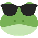 coolfrogewithsunglasses Discord Emoji