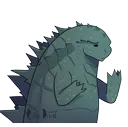 Godzilla_Sad Discord Emoji