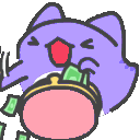 bugcat_purplemunnies Discord emoji