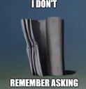 Idontrememberasking