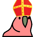 ParrotPopeDance Discord emoji