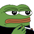 pepeSmokeEyeRoll Discord Emoji