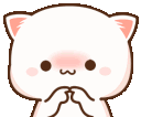 mochicat_shy Discord emoji