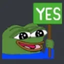 Pepe Yes pepeyes Discord Emoji