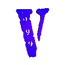 Vlone Blue Discord Emoji